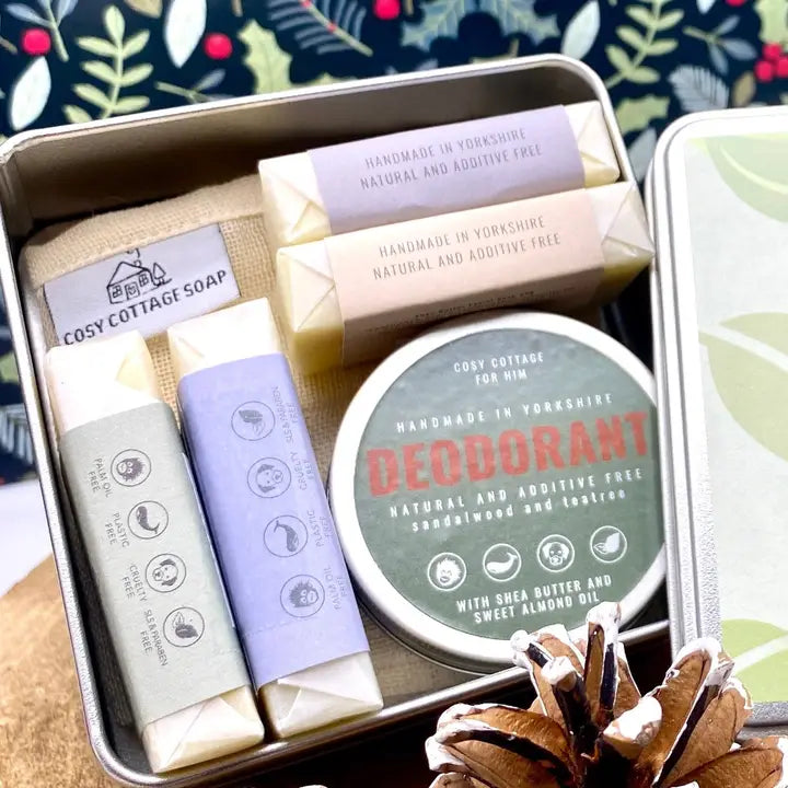 Cosy Cottage Soap Eco-Conscious Treat Tin For Men