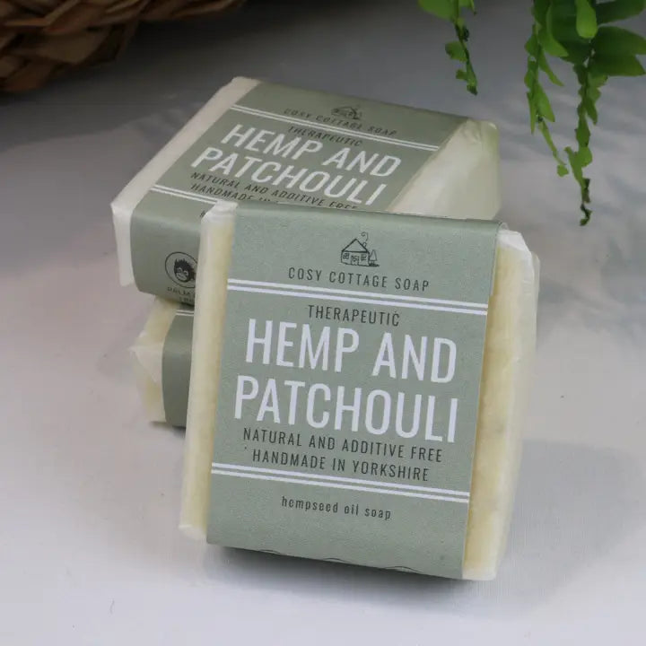Cosy Cottage Soap Hemp & Patchouli Therapeutic Gift Set