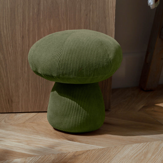 Riva Home Cord Mushroom Door Stop Forest Green