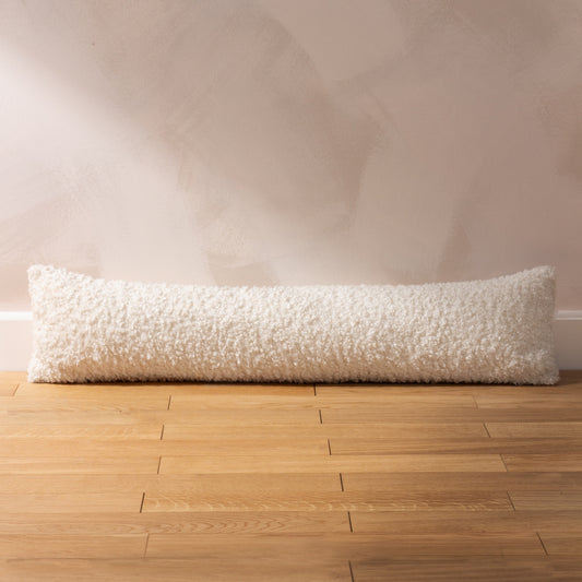 Riva Home Cabu Textured Boucle Draught Excluder Ecru