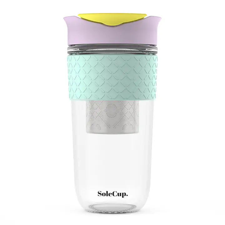 SoleCup Large Travel Mug - Loose Tea - 18oz Silicone