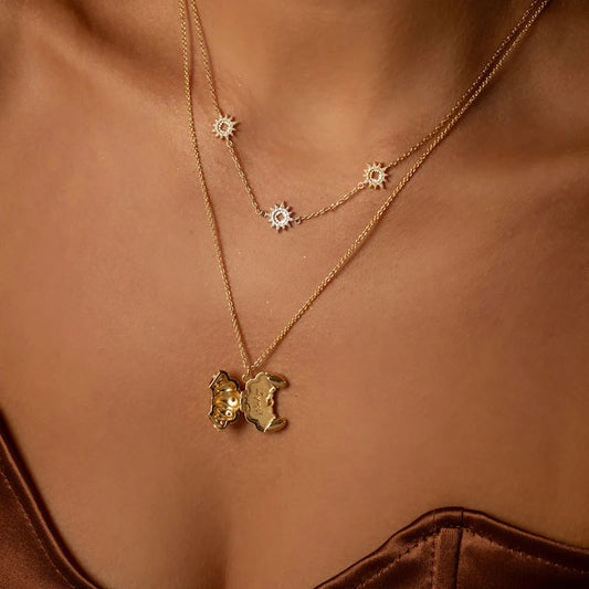 Wanderlust Croissant Gold Necklace