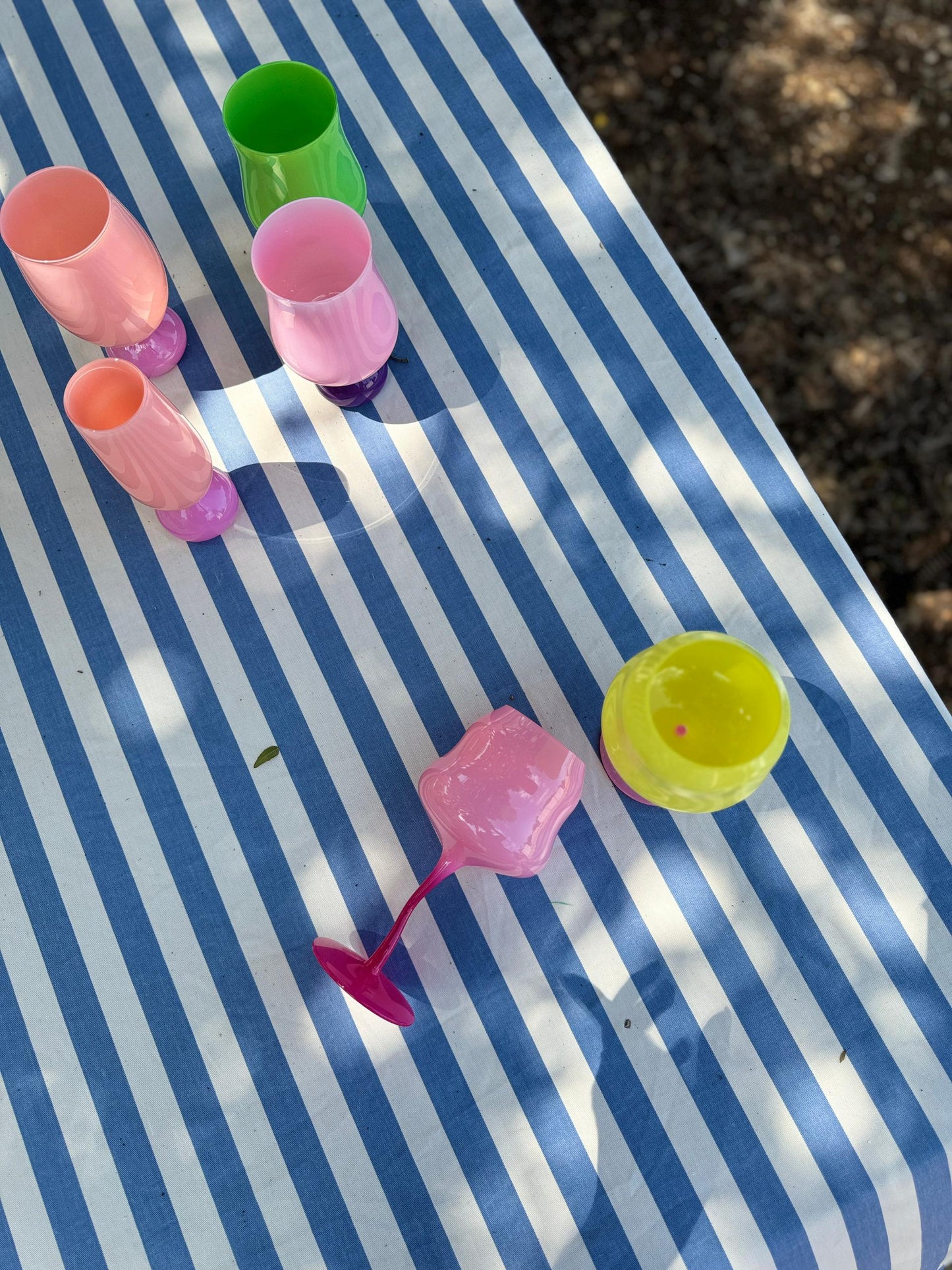 Colorful Wine Glass